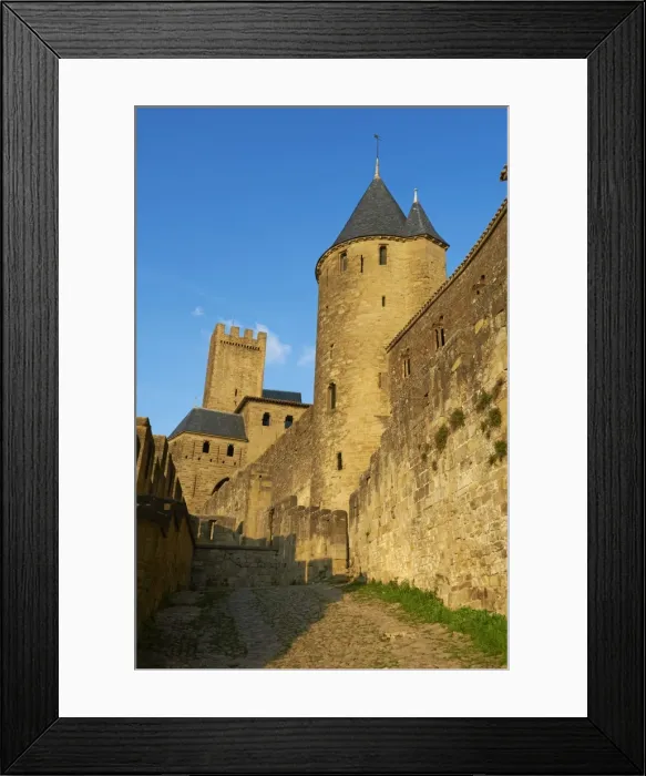 Framed Print : Medieval city of Carcassonne, UNESCO World Heritage Site, Aude, Languedoc-Roussillon Framed Print : Medieval city of Carcassonne, UNESCO World Heritage Site, Aude, Languedoc-Roussillon