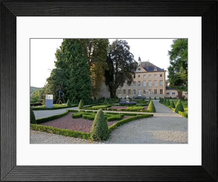 Framed Print : Schengen Castle, Schengen, Mosel Valley, Luxembourg, Europe Framed Print : Schengen Castle, Schengen, Mosel Valley, Luxembourg, Europe