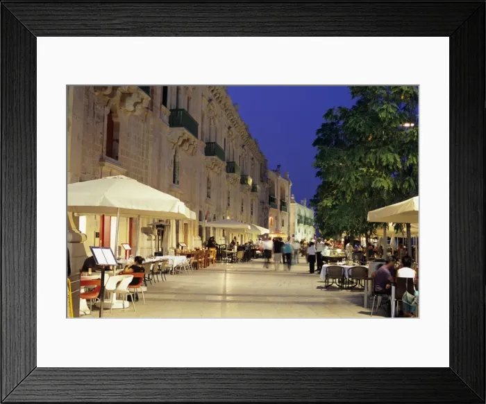 Framed Print : Valletta Waterfront, Valletta, Malta, Mediterranean, Europe Framed Print : Valletta Waterfront, Valletta, Malta, Mediterranean, Europe