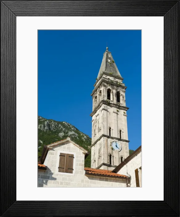 Framed Print : St. Nicholas belltower, Perast, Bay of Kotor, UNESCO World Heritage Site Framed Print : St. Nicholas belltower, Perast, Bay of Kotor, UNESCO World Heritage Site