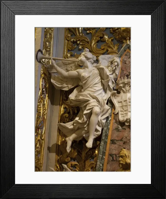 Framed Print : Marble angel in St. Johns CoCathedral. Valletta. Malta. Europe Framed Print : Marble angel in St. Johns CoCathedral. Valletta. Malta. Europe