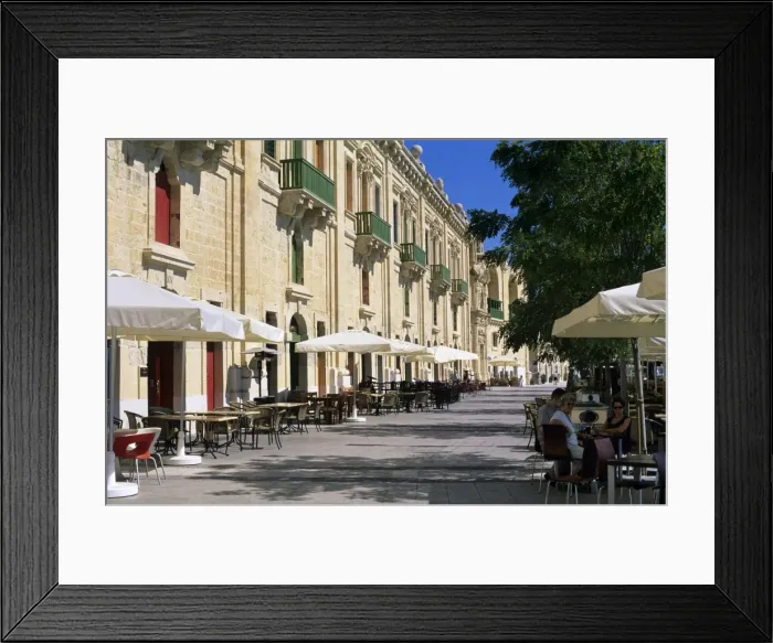 Framed Print : Valletta Waterfront, Valletta, Malta, Mediterranean, Europe Framed Print : Valletta Waterfront, Valletta, Malta, Mediterranean, Europe