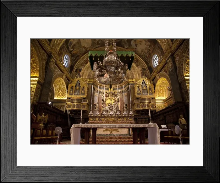Framed Print : High Altar, St. Johns CoCathedral, Valletta, Malta, Europe Framed Print : High Altar, St. Johns CoCathedral, Valletta, Malta, Europe