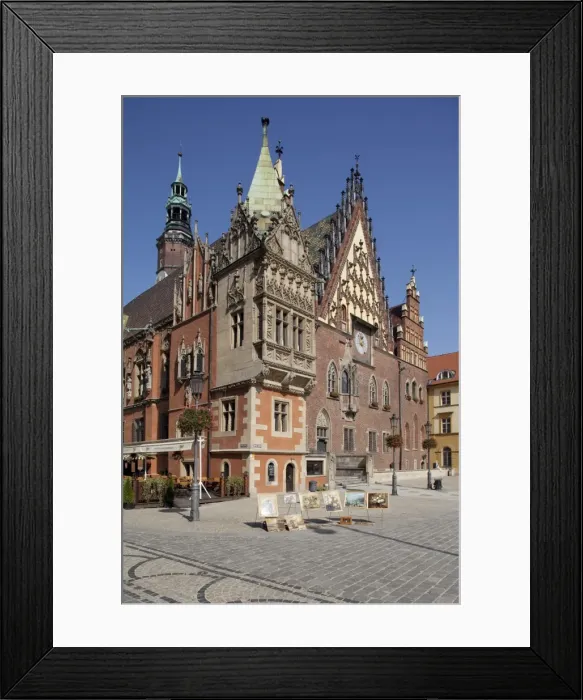 Framed Print : Market Square and Town Hall, Old Town, Wroclaw, Silesia, Poland, Europe Framed Print : Market Square and Town Hall, Old Town, Wroclaw, Silesia, Poland, Europe