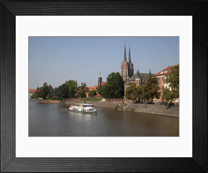 Framed Print : Cathedral and River Odra (River Oder), Old Town, Wroclaw, Silesia, Poland, Europe Framed Print : Cathedral and River Odra (River Oder), Old Town, Wroclaw, Silesia, Poland, Europe