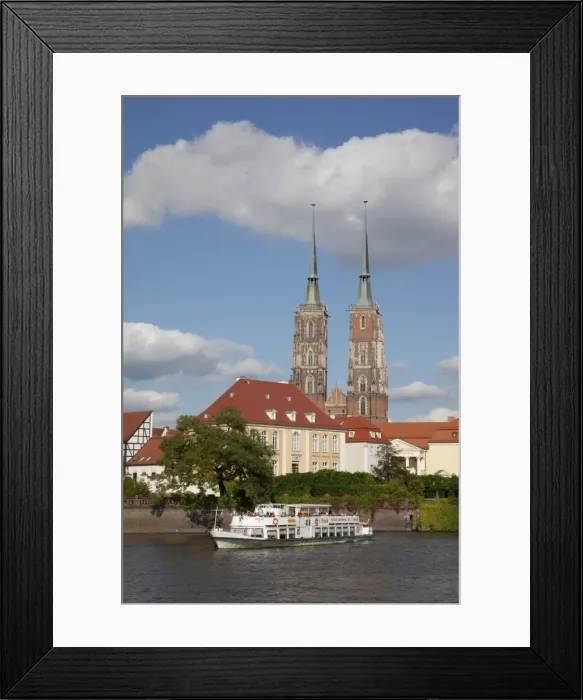 Framed Print : River Odra (River Oder) and Cathedral, Old Town, Wroclaw, Silesia, Poland, Europe Framed Print : River Odra (River Oder) and Cathedral, Old Town, Wroclaw, Silesia, Poland, Europe