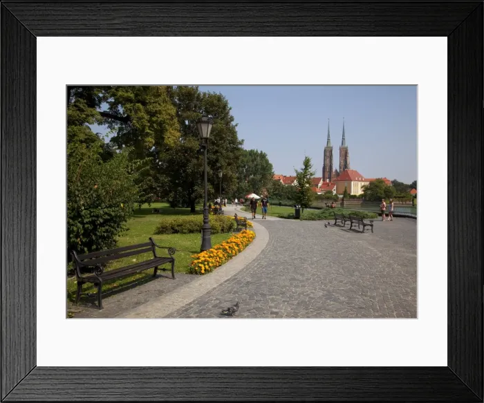 Framed Print : Cathedral from Piasek Island, Old Town, Wroclaw, Silesia, Poland, Europe Framed Print : Cathedral from Piasek Island, Old Town, Wroclaw, Silesia, Poland, Europe