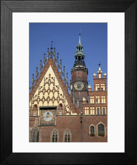 Framed Print : Town Hall, Old Town, Wroclaw, Silesia, Poland, Europe Framed Print : Town Hall, Old Town, Wroclaw, Silesia, Poland, Europe