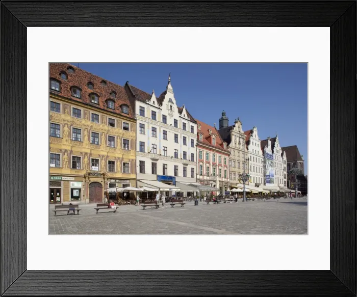 Framed Print : Colourful architecture, Market Square, Old Town, Wroclaw, Silesia, Poland, Europe Framed Print : Colourful architecture, Market Square, Old Town, Wroclaw, Silesia, Poland, Europe