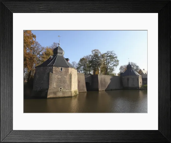 Framed Print : Fortified Spanish Gate (Spanjaardsgat), Spanish troops entry point to the city in 1624 Framed Print : Fortified Spanish Gate (Spanjaardsgat), Spanish troops entry point to the city in 1624