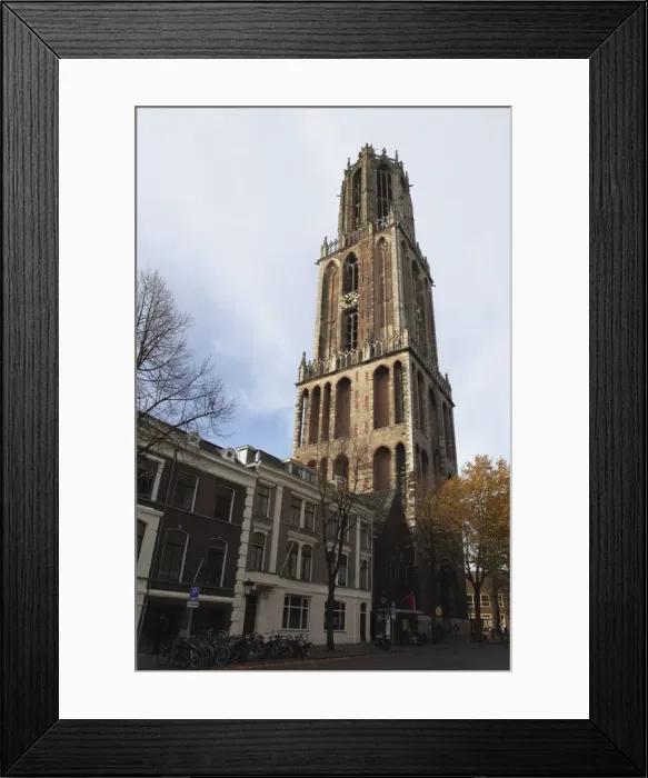 Framed Print : The Dom Tower, built 1321 and 1382, the tallest Dutch church tower at 112m Framed Print : The Dom Tower, built 1321 and 1382, the tallest Dutch church tower at 112m