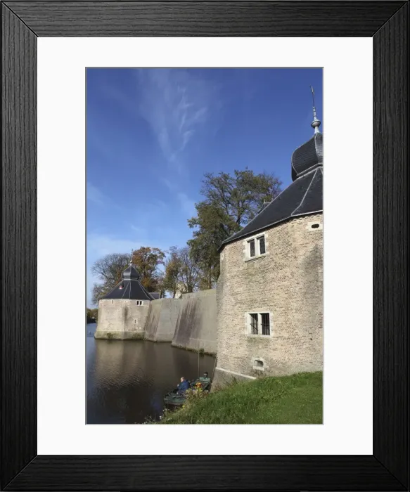 Framed Print : Fortified Spanish Gate (Spanjaardsgat), Spanish troops entry point to the city in 1624 Framed Print : Fortified Spanish Gate (Spanjaardsgat), Spanish troops entry point to the city in 1624