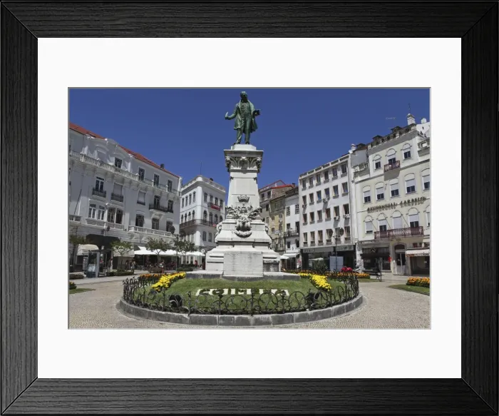 Framed Print : Joaquim Antonio de Aguiar memorial at the Largo de Portagem square, Coimbra Framed Print : Joaquim Antonio de Aguiar memorial at the Largo de Portagem square, Coimbra