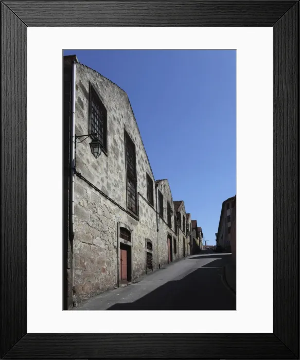 Framed Print : Port wine warehouses, in which port is matured, in the Rua Serpa Pinto at Vila Nova de Gaia Framed Print : Port wine warehouses, in which port is matured, in the Rua Serpa Pinto at Vila Nova de Gaia