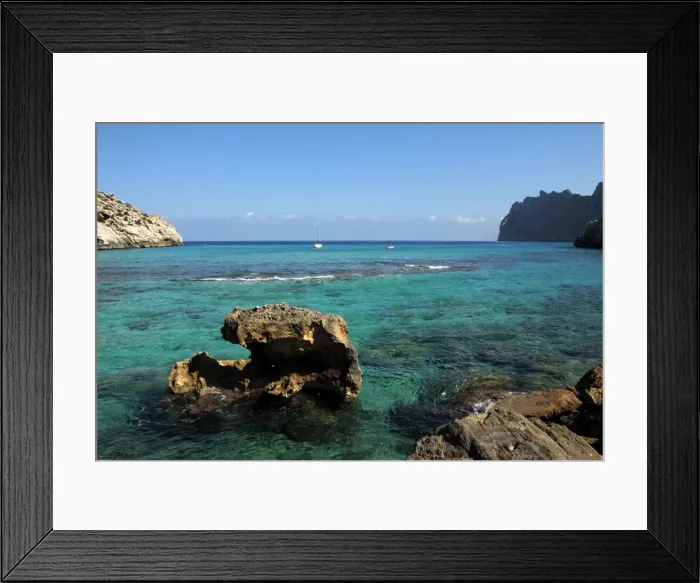 Framed Print : Cala de San Vicente, Mallorca, Balearic Islands, Spain, Mediterranean, Europe Framed Print : Cala de San Vicente, Mallorca, Balearic Islands, Spain, Mediterranean, Europe