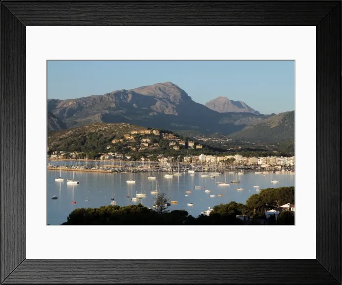 Framed Print : Port de Pollenca, Mallorca, Balearic Islands, Spain, Mediterranean, Europe Framed Print : Port de Pollenca, Mallorca, Balearic Islands, Spain, Mediterranean, Europe