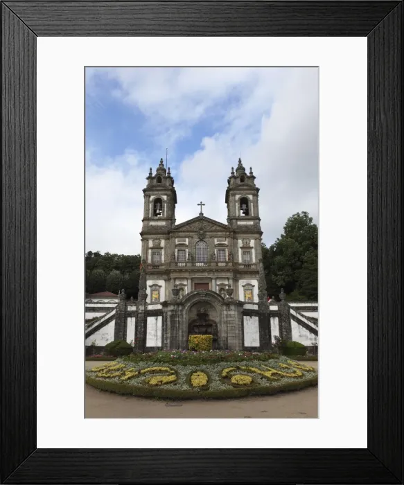Framed Print : Bom Jesus do Monte Sanctuary Church, a Baroque place of worship, Braga Framed Print : Bom Jesus do Monte Sanctuary Church, a Baroque place of worship, Braga