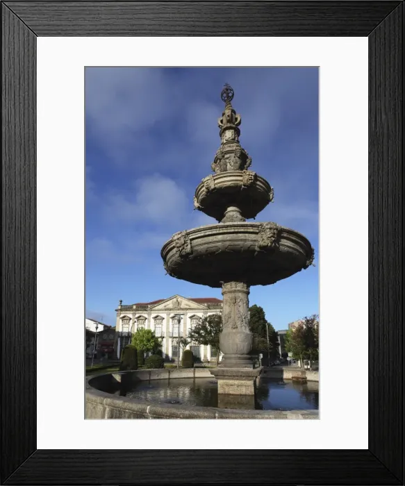 Framed Print : Fountain at the Casa Grande (Grand House), an 18th century palace, Campo das Hortes Framed Print : Fountain at the Casa Grande (Grand House), an 18th century palace, Campo das Hortes