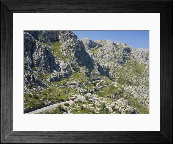 Framed Print : The winding mountain road to Sa Calobra, Mallorca, Balearic Islands, Spain, Europe Framed Print : The winding mountain road to Sa Calobra, Mallorca, Balearic Islands, Spain, Europe