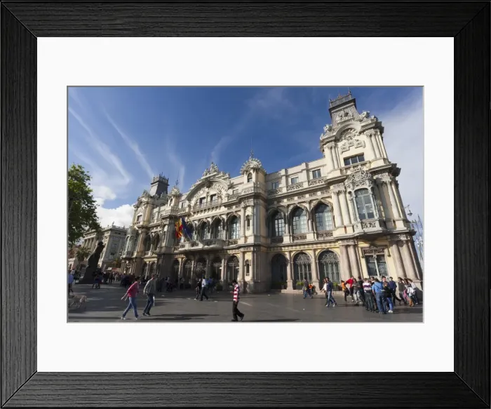Framed Print : Port Authority Building, Port Vell, Barcelona, Catalonia, Spain, Europe Framed Print : Port Authority Building, Port Vell, Barcelona, Catalonia, Spain, Europe