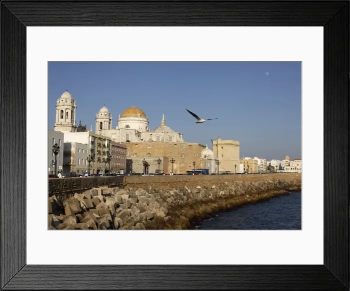 Framed Print : Cadiz waterfront, Cadiz, Andalucia, Spain, Europe Framed Print : Cadiz waterfront, Cadiz, Andalucia, Spain, Europe