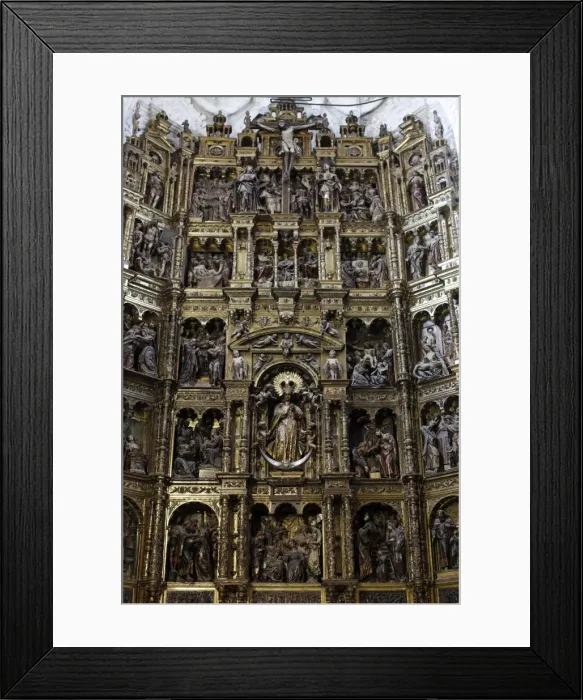Framed Print : Reredos, Iglesia de Santa Maria de Coronada, Medina Sidonia, Andalucia, Spain, Europe Framed Print : Reredos, Iglesia de Santa Maria de Coronada, Medina Sidonia, Andalucia, Spain, Europe