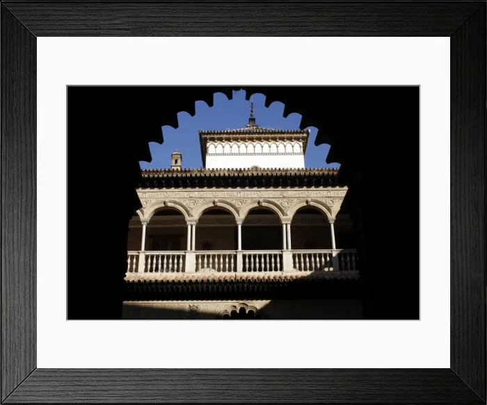 Framed Print : Patio de las Doncellas, Real Alcazar, UNESCO World Heritage Site, Seville Framed Print : Patio de las Doncellas, Real Alcazar, UNESCO World Heritage Site, Seville