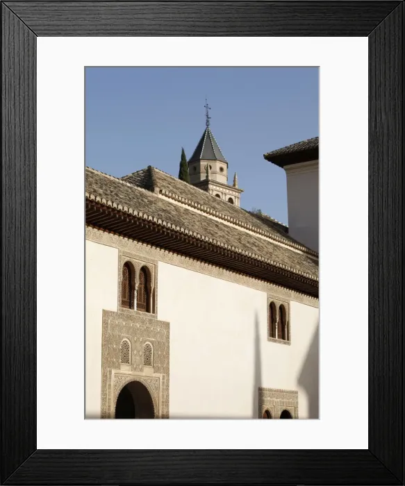 Framed Print : Patio de Arrayanes, Palacio de Comares, Nasrid Palaces, Alhambra, UNESCO World Heritage Site Framed Print : Patio de Arrayanes, Palacio de Comares, Nasrid Palaces, Alhambra, UNESCO World Heritage Site