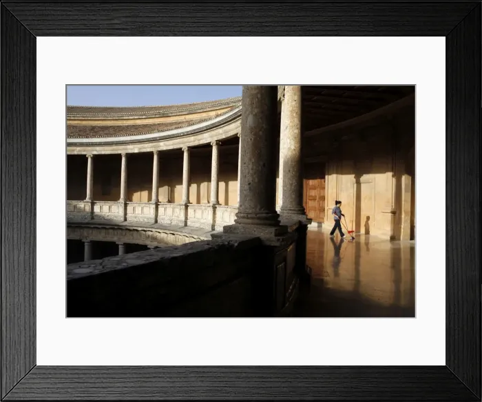 Framed Print : Charles Vs Palace in the Alhambra, UNESCO World Heritage Site, Granada Framed Print : Charles Vs Palace in the Alhambra, UNESCO World Heritage Site, Granada