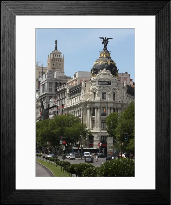 Framed Print : Metropolis Building, Madrid, Spain, Europe