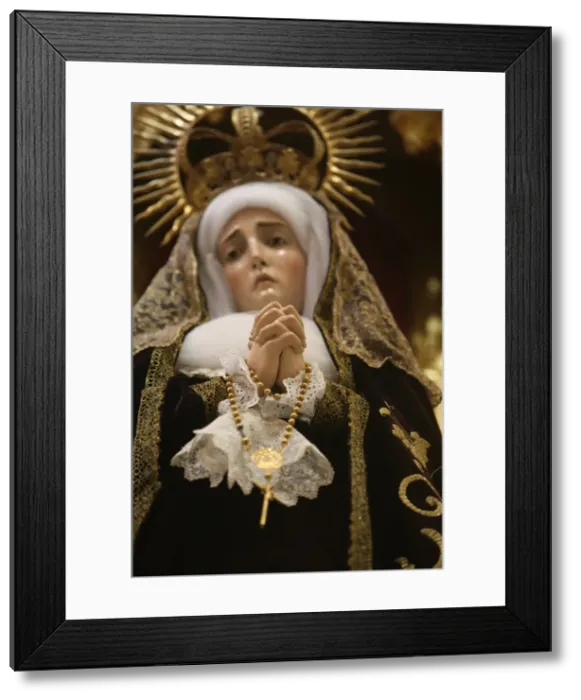 Framed Print : Virgin Mary statue, San Jeronimos church, Madrid, Spain, Europe Framed Print : Virgin Mary statue, San Jeronimos church, Madrid, Spain, Europe