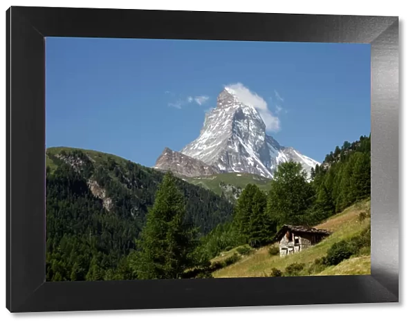 The Matterhorn near Zermatt, Valais, Swiss Alps, Switzerland, Europe