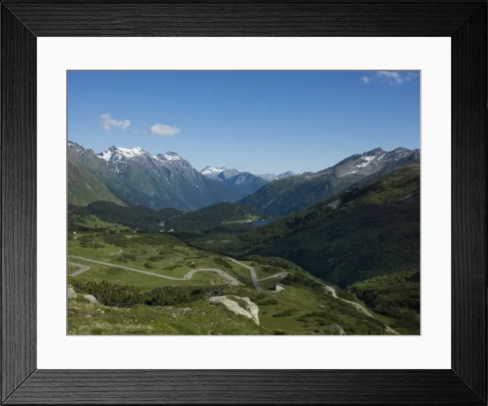 Framed Print : The road to Splugen Pass, Canton Graubunden, Swiss Alps, Switzerland, Europe Framed Print : The road to Splugen Pass, Canton Graubunden, Swiss Alps, Switzerland, Europe