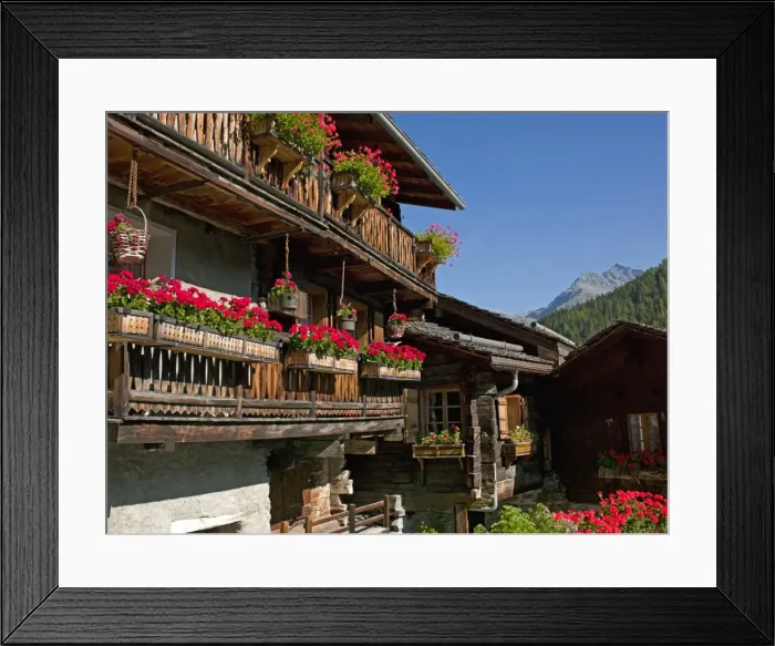 Framed Print : The Walser village of Grimentz, Valais, Swiss Alps, Switzerland, Europe Framed Print : The Walser village of Grimentz, Valais, Swiss Alps, Switzerland, Europe