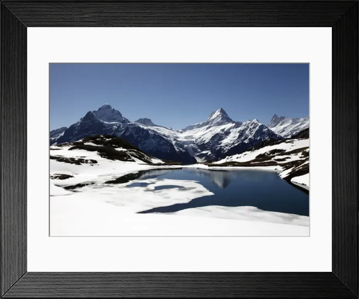 Framed Print : Bachalpsee at Grindelwald-First and Bernese Alps, Bernese Oberland, Swiss Alps Framed Print : Bachalpsee at Grindelwald-First and Bernese Alps, Bernese Oberland, Swiss Alps