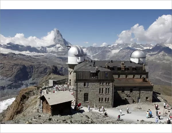 Gornergrat and the Matterhorn, Zermatt, Valais, Swiss Alps, Switzerland, Europe