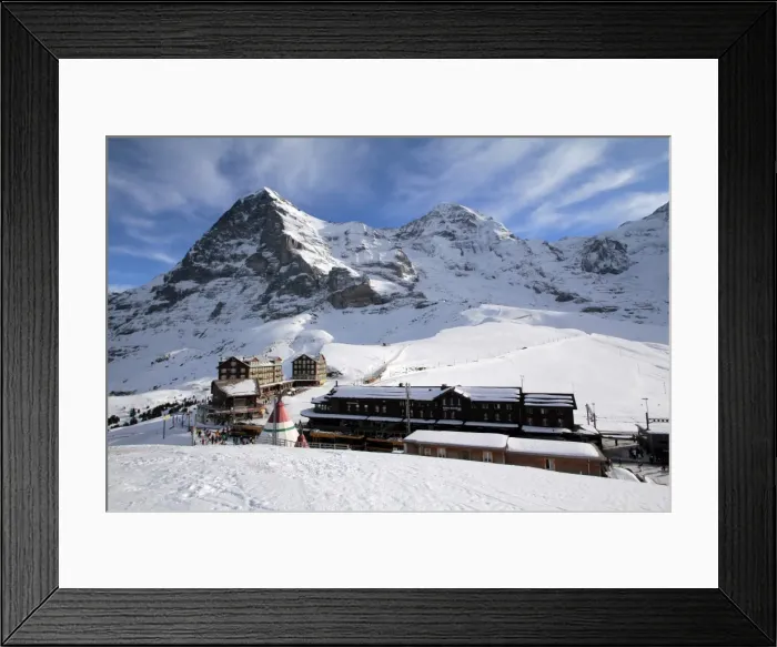 Framed Print : Kleine Scheidegg, Eiger and Monch, Bernese Oberland, Switzerland, Europe Framed Print : Kleine Scheidegg, Eiger and Monch, Bernese Oberland, Switzerland, Europe