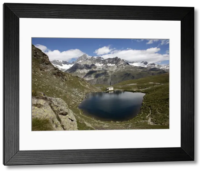 Framed Print : Lake Schwarzsee near Zermatt, Valais, Swiss Alps, Switzerland, Europe Framed Print : Lake Schwarzsee near Zermatt, Valais, Swiss Alps, Switzerland, Europe
