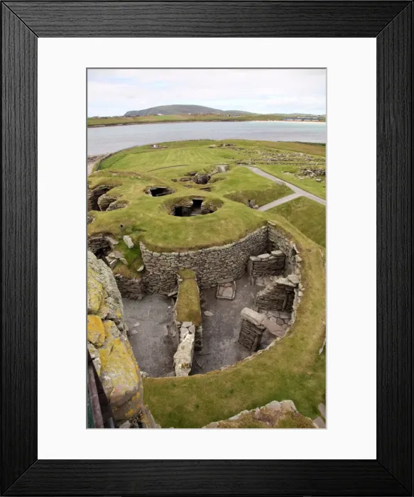 Framed Print : Prehistoric site of Jarlshof has evidence of human habitation over more than 3000 years Framed Print : Prehistoric site of Jarlshof has evidence of human habitation over more than 3000 years