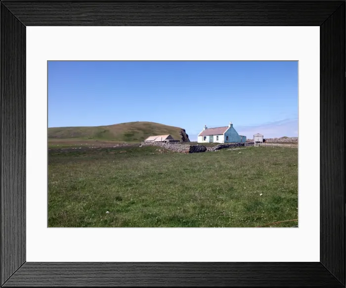 Framed Print : Croft, Fair Isle, Shetland, Scotland, United Kingdom, Europe Framed Print : Croft, Fair Isle, Shetland, Scotland, United Kingdom, Europe