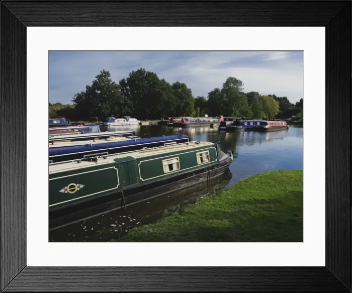 Framed Print : Kingswood canal junction on the Startford upon Avon and Grand Union canals