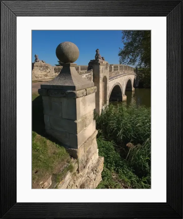 Framed Print : Robert Adam bridge, Compton Verney estate, Warwickshire, England, United Kingdom, Europe Framed Print : Robert Adam bridge, Compton Verney estate, Warwickshire, England, United Kingdom, Europe