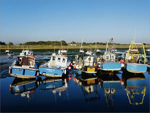 The harbour at Keyhaven, Hampshire, England, United Kingdom, Europe
