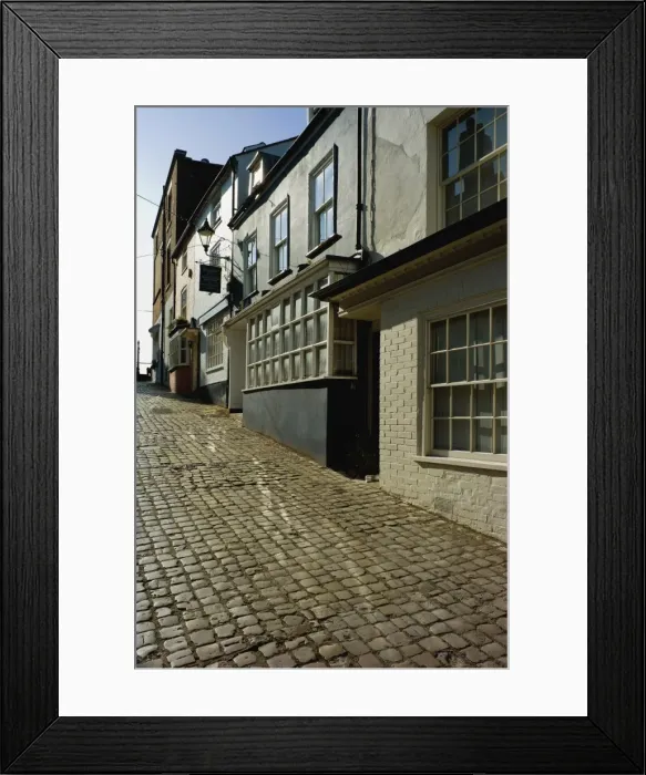 Framed Print : Old Town, Lymington, Hampshire, England, United Kingdom, Europe