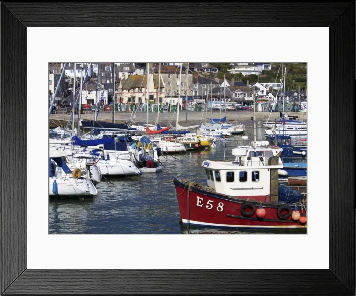 Framed Print : Harbour and Town, Lyme Regis, Dorset, England, United Kingdom, Europe Framed Print : Harbour and Town, Lyme Regis, Dorset, England, United Kingdom, Europe