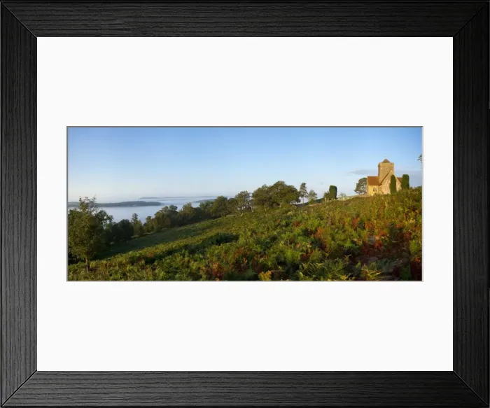 Framed Print : St. Marthas church on a misty morning, St. Marthas Hill, Surrey Hills, North Down Way Framed Print : St. Marthas church on a misty morning, St. Marthas Hill, Surrey Hills, North Down Way