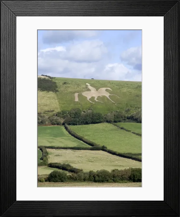 Framed Print : The White Horse of Osmington Hill, Weymouth, Dorset, England, United Kingdom, Europe Framed Print : The White Horse of Osmington Hill, Weymouth, Dorset, England, United Kingdom, Europe
