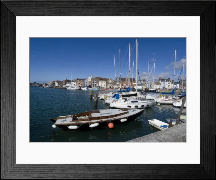 Framed Print : Harbour view, Weymouth, Dorset, England, United Kingdom, Europe Framed Print : Harbour view, Weymouth, Dorset, England, United Kingdom, Europe