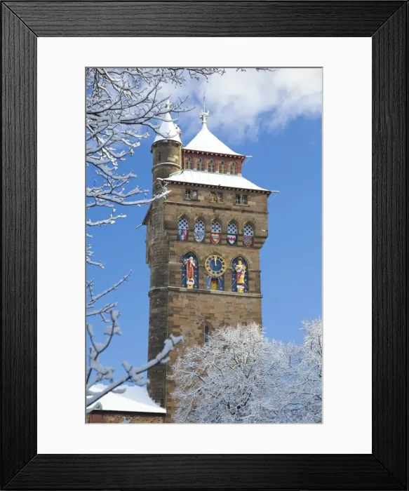 Framed Print : Cardiff Castle in snow, Cardiff, South Wales, Wales, United Kingdom, Europe Framed Print : Cardiff Castle in snow, Cardiff, South Wales, Wales, United Kingdom, Europe