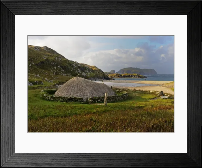 Framed Print : Bosta Iron Age House, Great Bernera Iron Age Village, Isle of Lewis, Western Isles Framed Print : Bosta Iron Age House, Great Bernera Iron Age Village, Isle of Lewis, Western Isles
